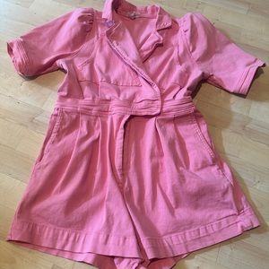 Pink denim jumpsuit 💖